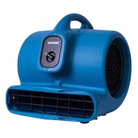 Ventilateur et souffleuse polyvalent, de sol, sèche-tapis, appareil de ventilation compact XPOWER P-630, 1/2 HP, 3 vitesses, 2980 pi3/min, bleu