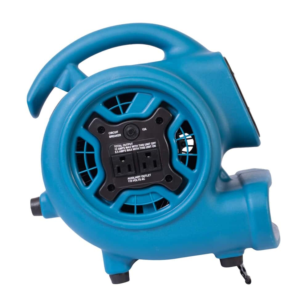 XPOWER P-230AT Mini Compact Air Mover w/Dual Thermal Protection, 1/4 HP ...