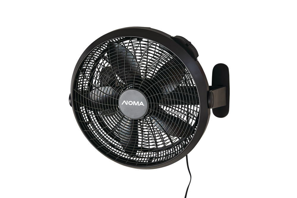 NOMA Wall Mounted 5Blade Portable Air Circulating Floor Fan, 3Speed