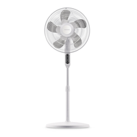 NOMA Dual Blade 3-Speed Pedestal Fan with Remote, 16-in Front_Flat