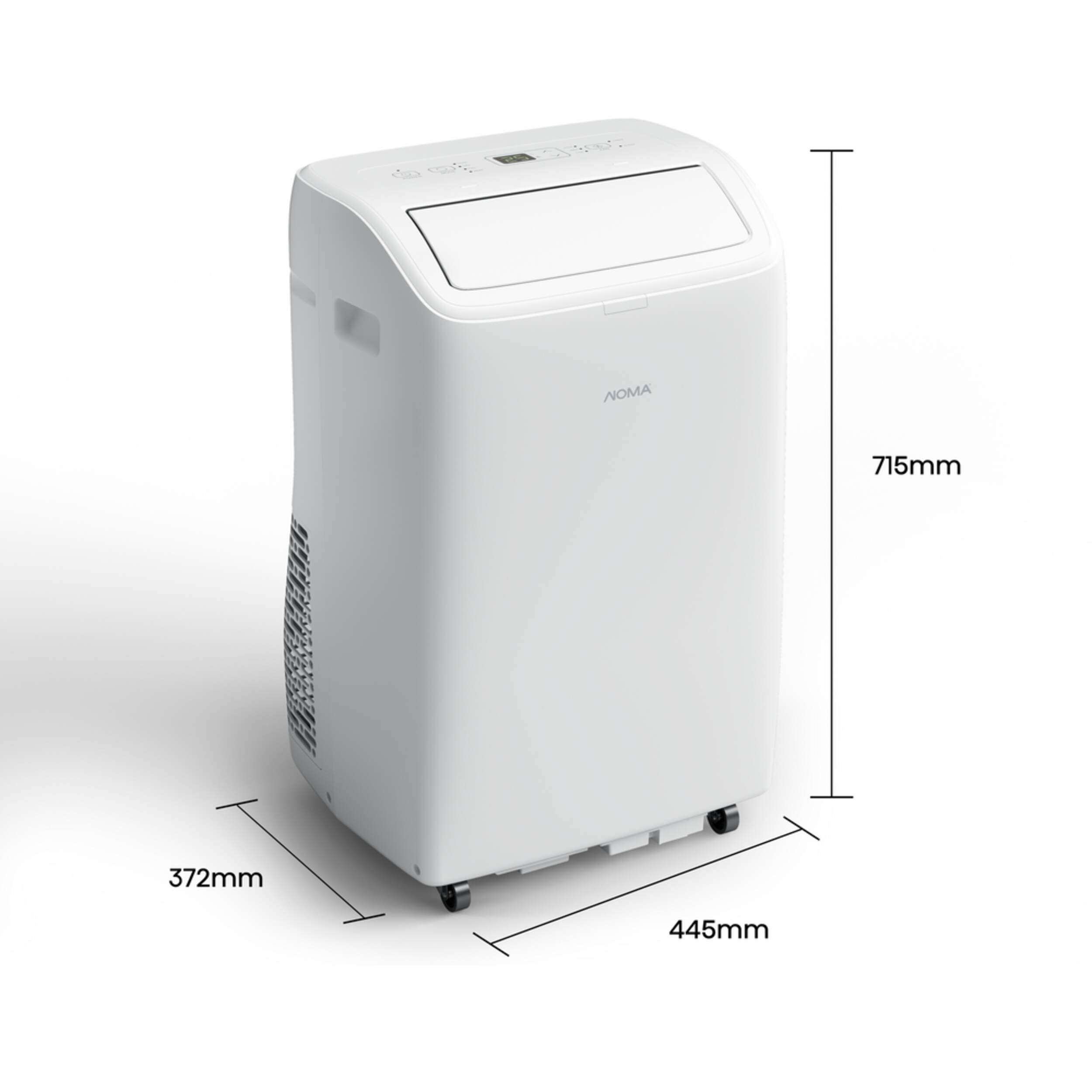 NOMA 10K SACC 4in1 Portable Air Conditioner/AC, 1350W, White