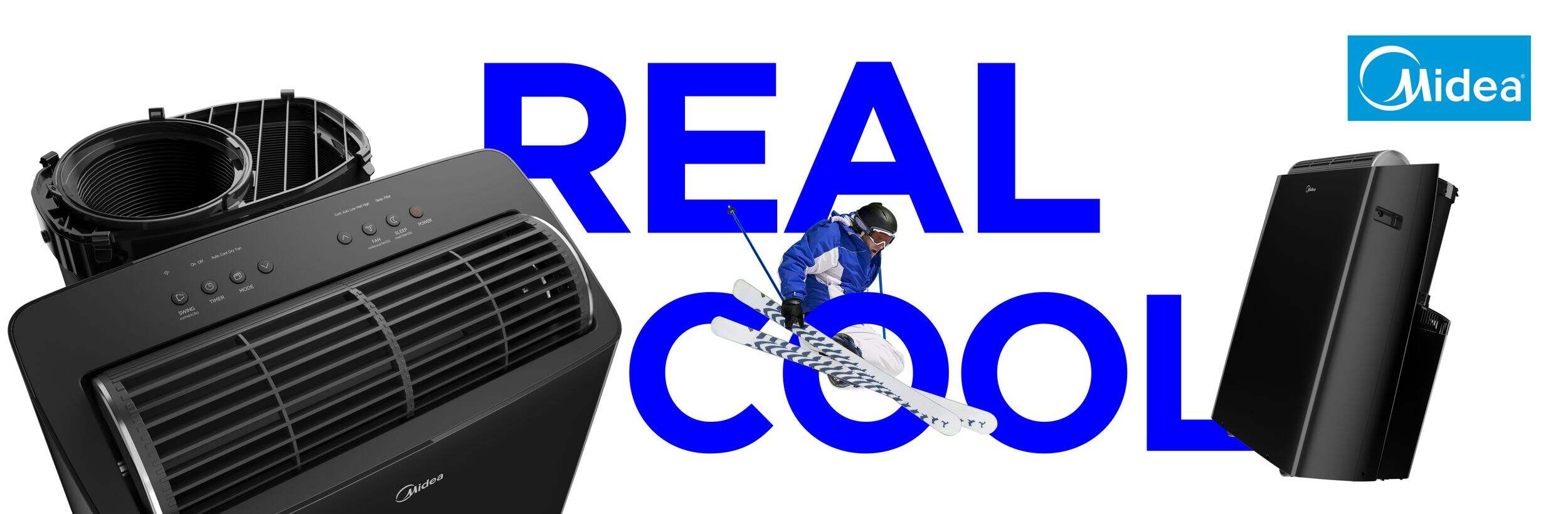 Midea Real Cool 12,000BTU SACC Inverter Dual Hose Portable Air