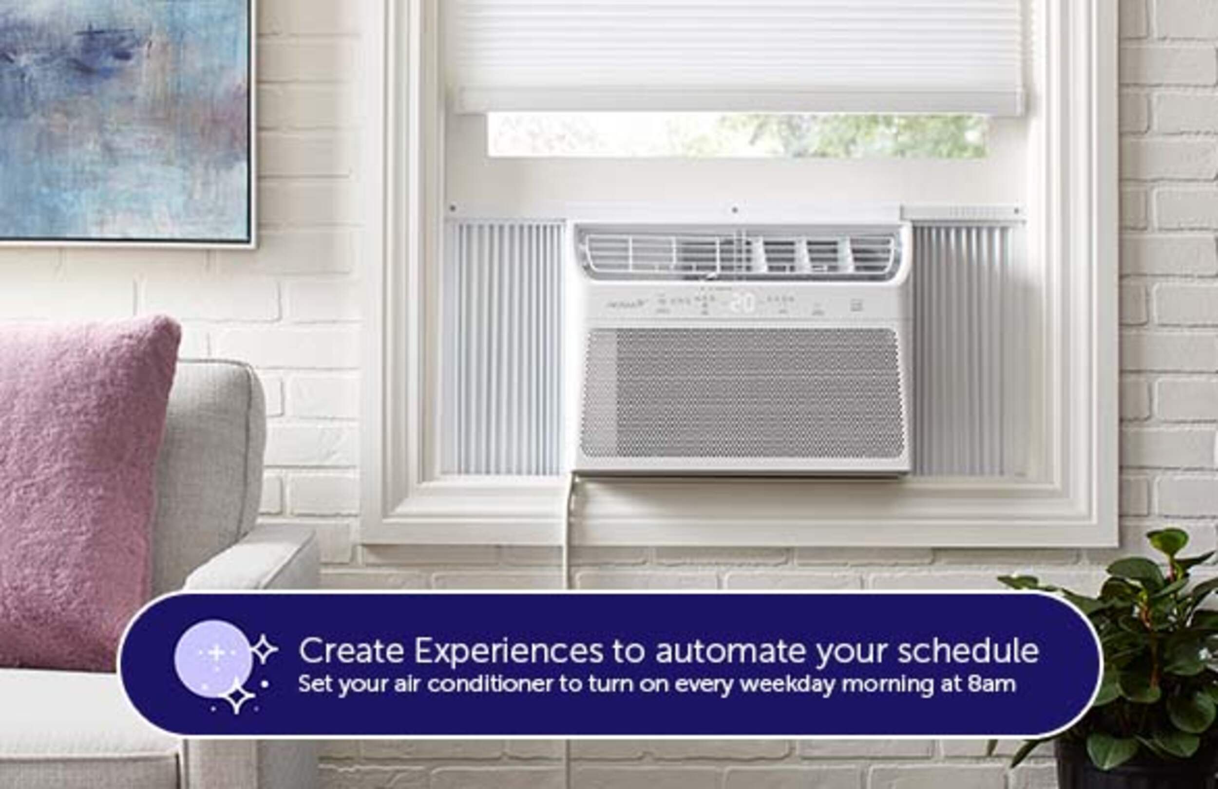 NOMA iQ Smart ENERGY STAR®Window Air Conditioner/AC w/Remote Control