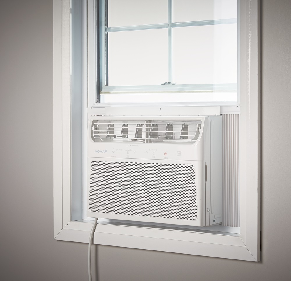 NOMA iQ Smart ENERGY STAR®Window Air Conditioner/AC w/Remote Control, 12,000BTU, White