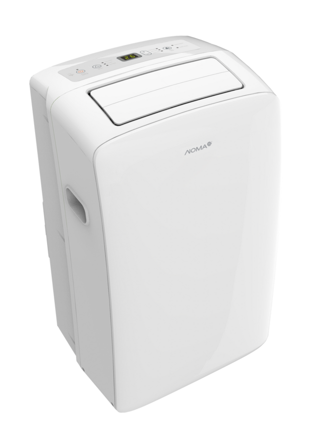 NOMA iQ SACC Smart Portable Air Conditioner/AC w/Remote Control, 3Speed, 10,000BTU, White