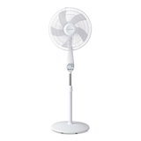 NOMA Oscillating Pedestal/Stand Fan with Remote Control & Adjustable Height, 5-Speed, 16-in Front_Flat