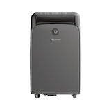 Hisense Inverter Smart Dual Hose Portable Air Conditioner/AC with Remote Control, 10,000-BTU, Black Front_Flat