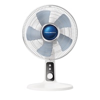 Ventilateur de table/bureau mécanique Rowenta Turbo Silence Extreme+, 4 vitesses Front_Flat