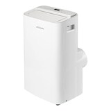 NOMA 10K SACC (13.5K ASHRAE) Portable Wheeled Air Conditioner with Remote Control, White Front_Three_Fourths_Angled_Left