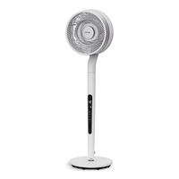 Ventilateur sur socle/pied à circulation d'air 3-en-1 NOMA avec minuterie de 12 heures, 9 vitesses, blanc