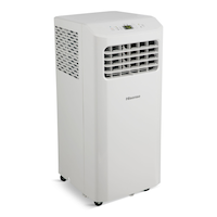 Hisense Ultra-Slim 3-in-1 Portable Air Conditioner/AC, 5,500-BTU, White Front_Three_Fourths_Angled_Right