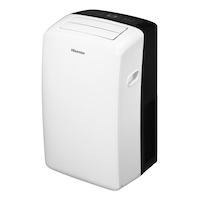 Hisense 3-in-1 Portable Air Conditioner/AC, 12,000-BTU, White Front_Angled_Left