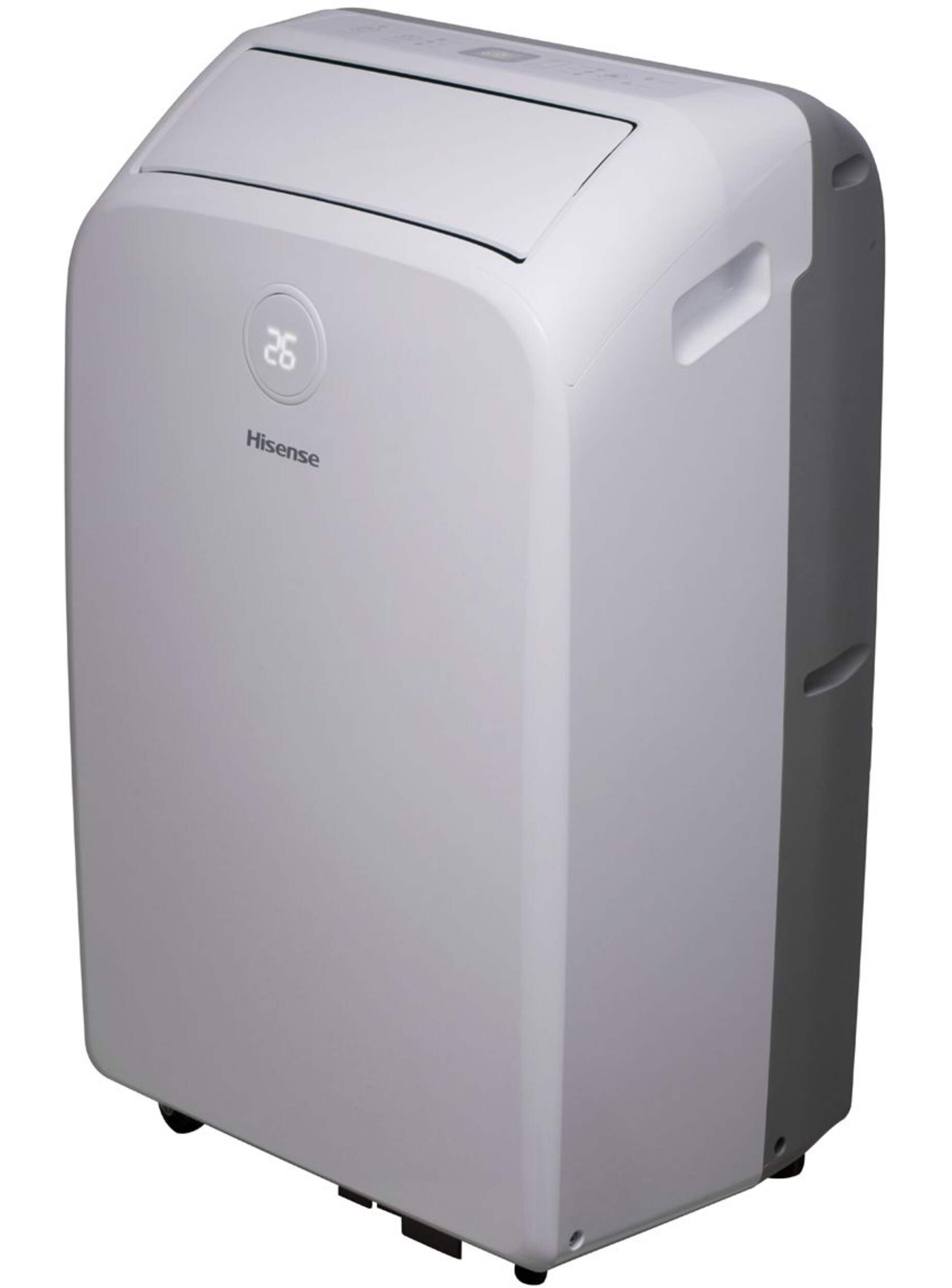 Climatiseur portatif SACC 3-en-1 avec télécommande Hisense, 10 000 BTU, blanc Front_Angled_Left