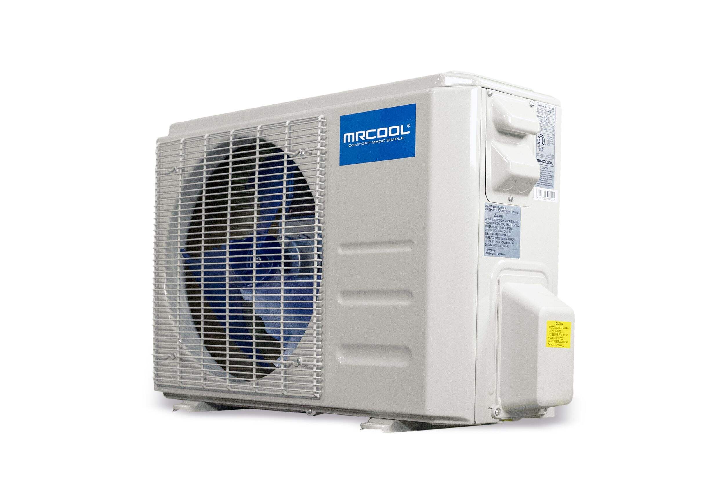 MRCOOL Mini Split AC 230-Volt 16 SEER Air Conditioner & Heater, 36,000-BTU, White Front_Three_Fourths_Angled_Left