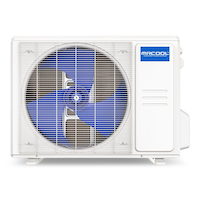 Mini-thermopompe bibloc sans conduits MRCOOL pour bricoleur, 12 000 BTU Front_Flat