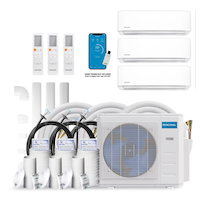 MRCOOL Ductless DIY Multi-Zone Heat Pump Package, 230V, 16-ft Install Kit, 27K BTU Composite_or_Mixed