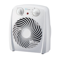 For Living All Season Fan Heater Front_Three_Fourths_Angled_Left