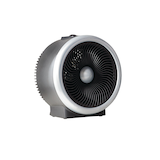 NOMA Turbo Mechanical Utility Space Fan Heater, 1500W, Black Front_Angled_Right