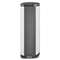 NOMA Oscillating Tower/Baseboard Heater w/Remote Control & Thermostat, 1500W, White