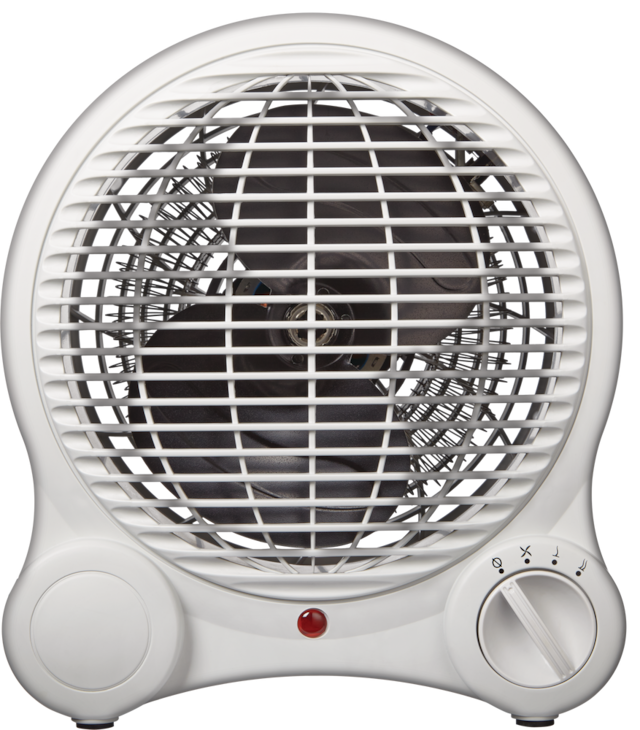For Living Portable Space Fan Heater, 1500W, White Canadian Tire