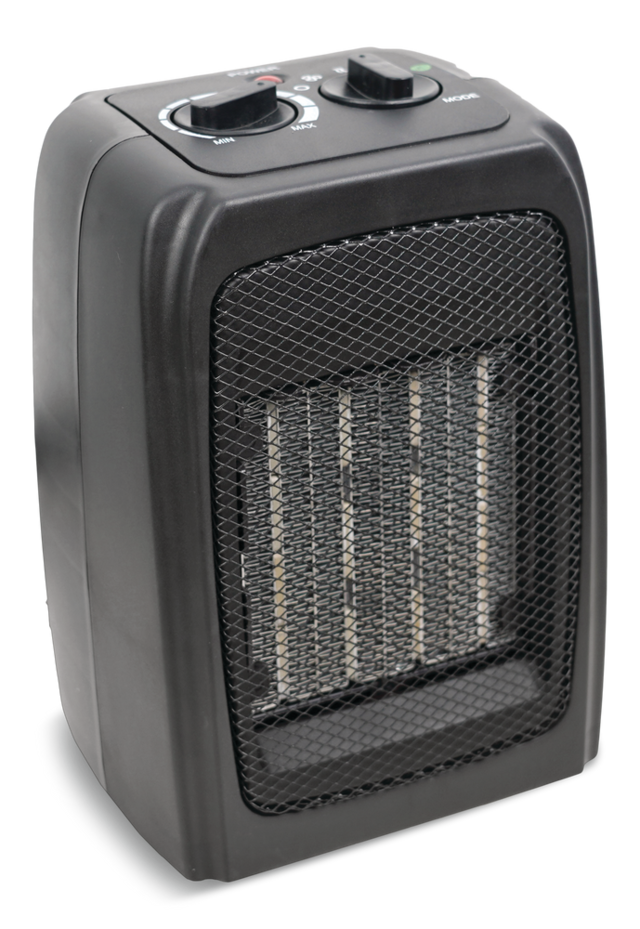 For Living Portable Ceramic Space Heater w/Thermostat, 1500W, Black ...