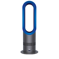 Dyson AM05 Hot+Cool™ Fan Heater, Iron/Blue