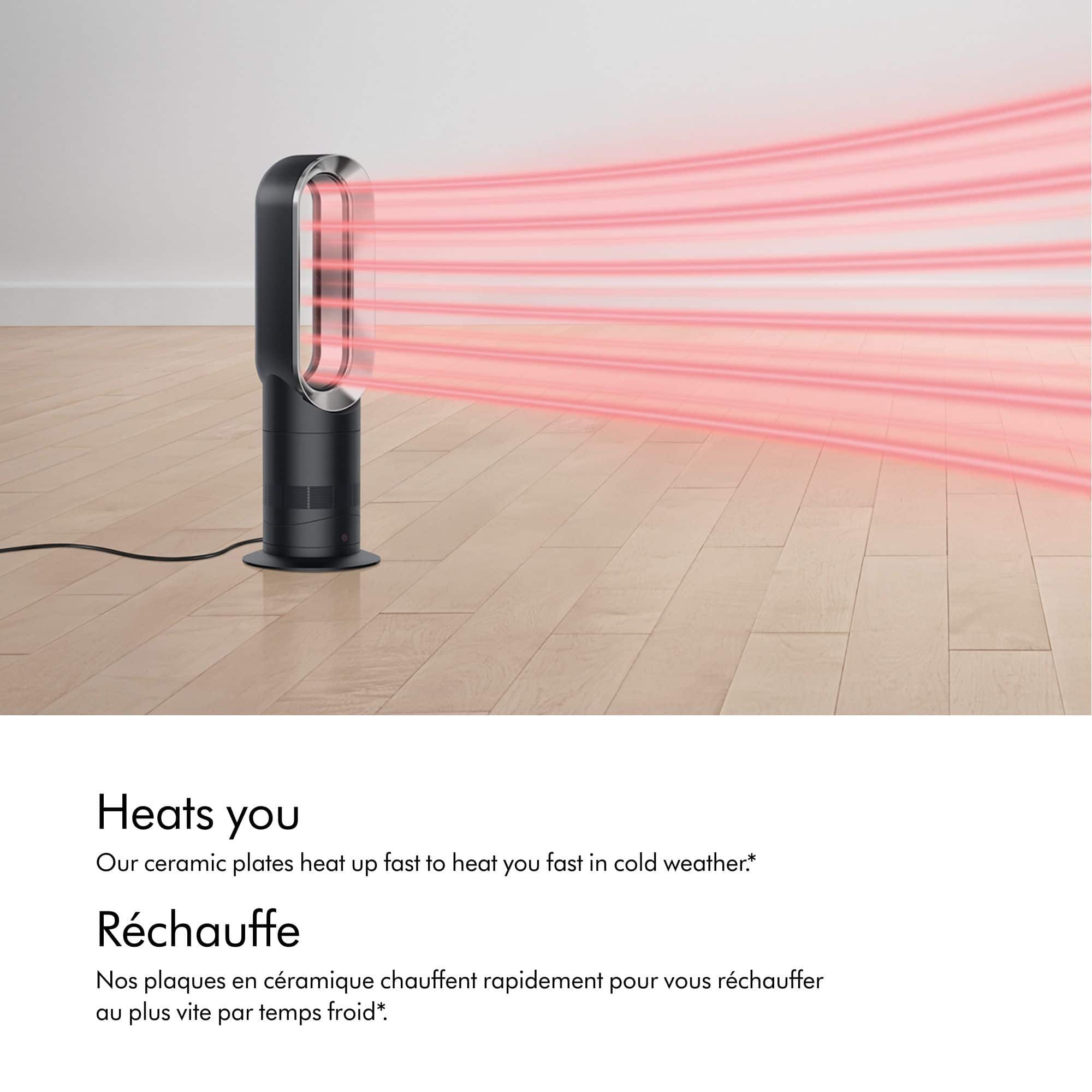 Dyson AM09 Hot + Cool™ Oscillating Portable Fan + Space Heater 