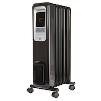 NOMA Digital LED Oil Filled Radiator with Adjustable Thermostat