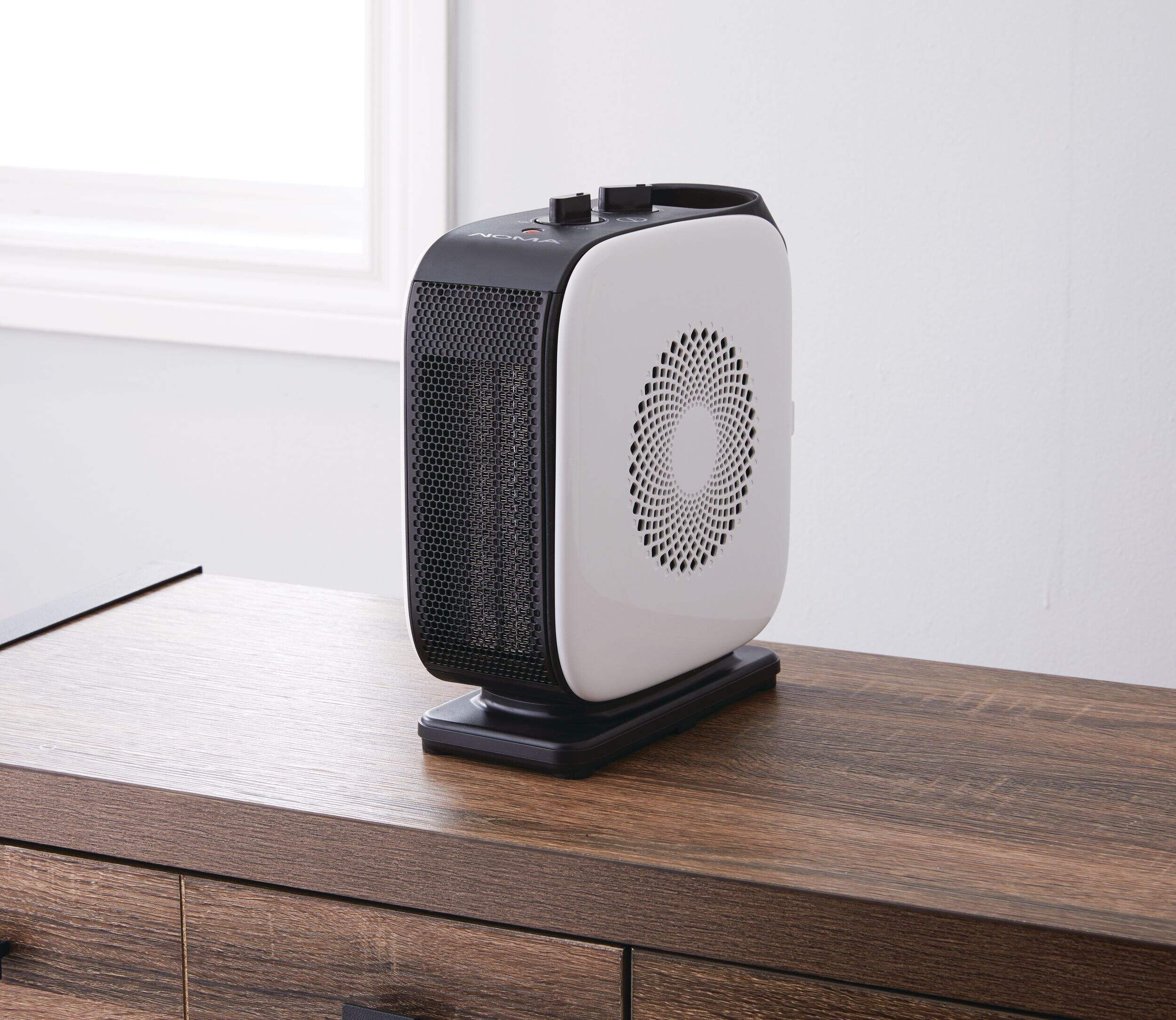 NOMA Portable Oscillating Portable Ceramic Space Heater w/Thermostat ...