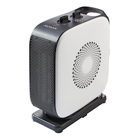 NOMA Portable Oscillating Portable Ceramic Space Heater w/Thermostat, 1500W, White