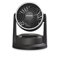 Honeywell HHF565BC TurboForce®Portable Fan Power Heater/Air Circulator w/Thermostat, 1500W, Black