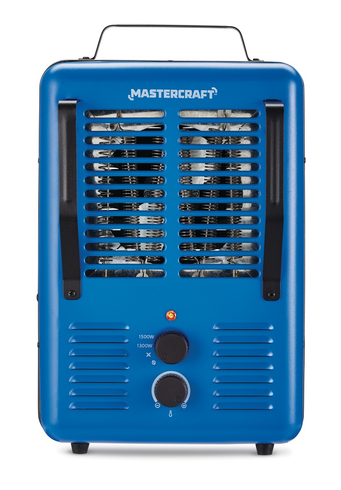 Mastercraft Deluxe Milkhouse Utility Space Heater w/Thermostat, 1500W