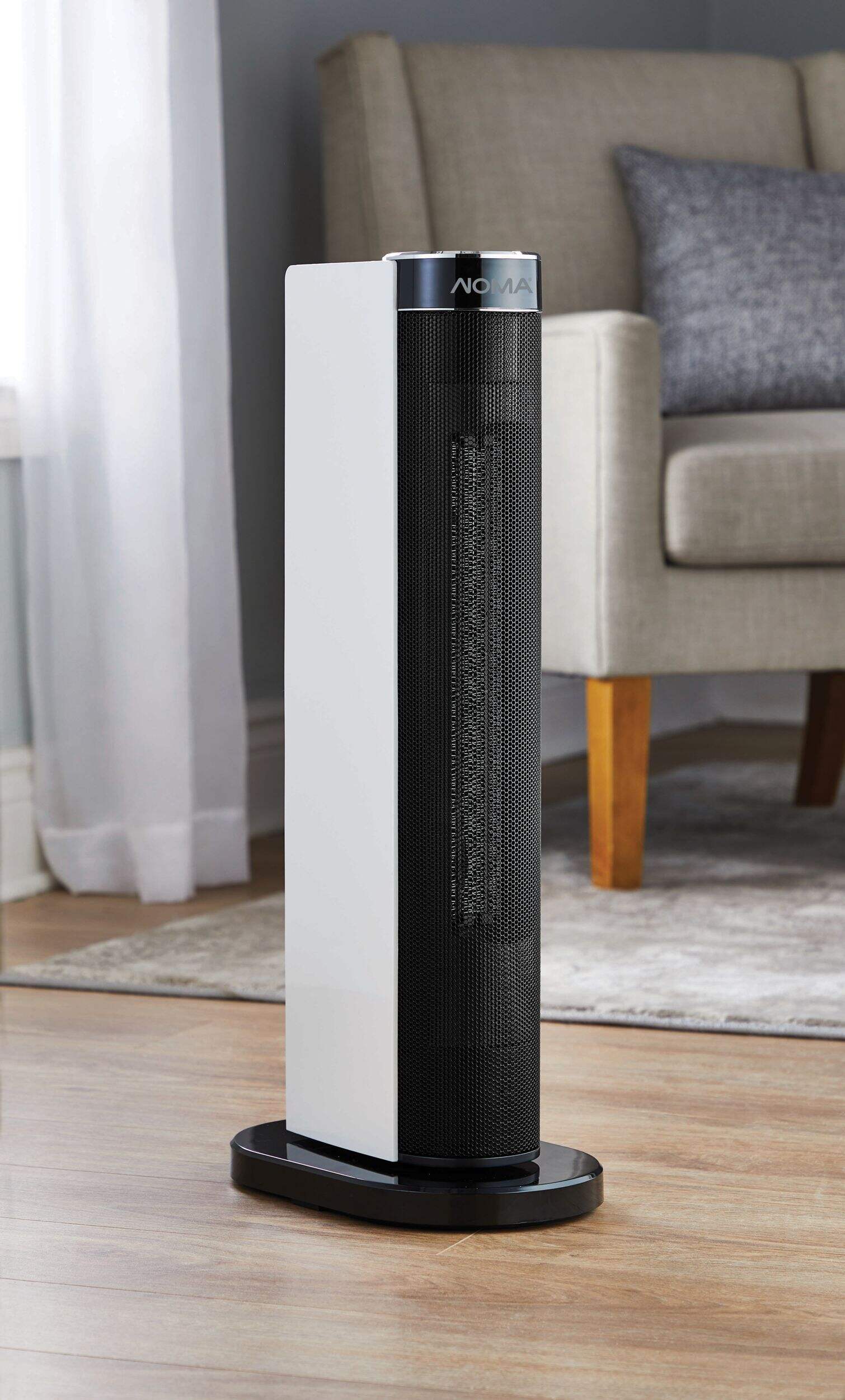 Noma Digital Tower Ceramic Heater W Remote Control & Thermostat, 1500w 