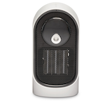 NOMA Oscillating Portable Ceramic Space Heater & Ultrasonic Humidifier, 800W, White Front_Flat