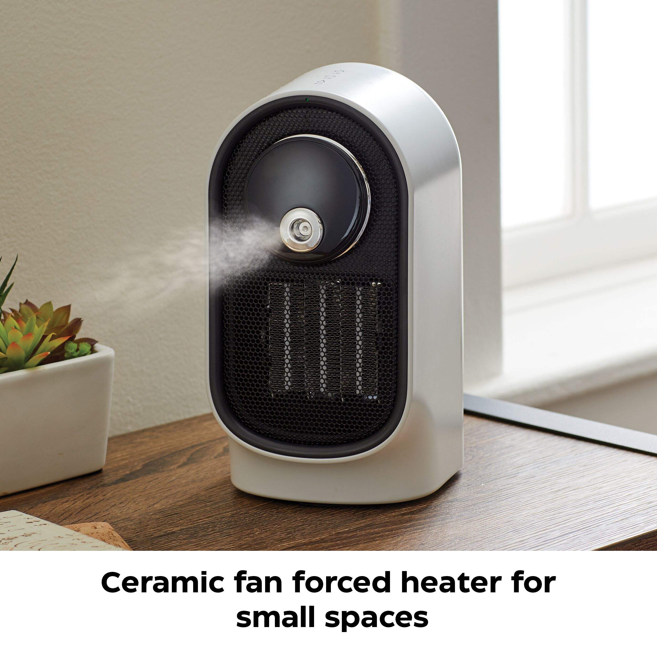 NOMA Oscillating Portable Ceramic Space Heater & Ultrasonic Humidifier