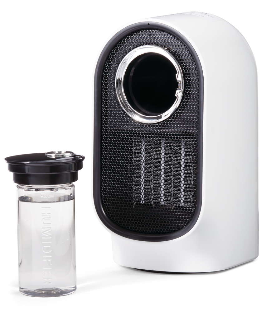 NOMA Oscillating Portable Ceramic Space Heater & Ultrasonic Humidifier