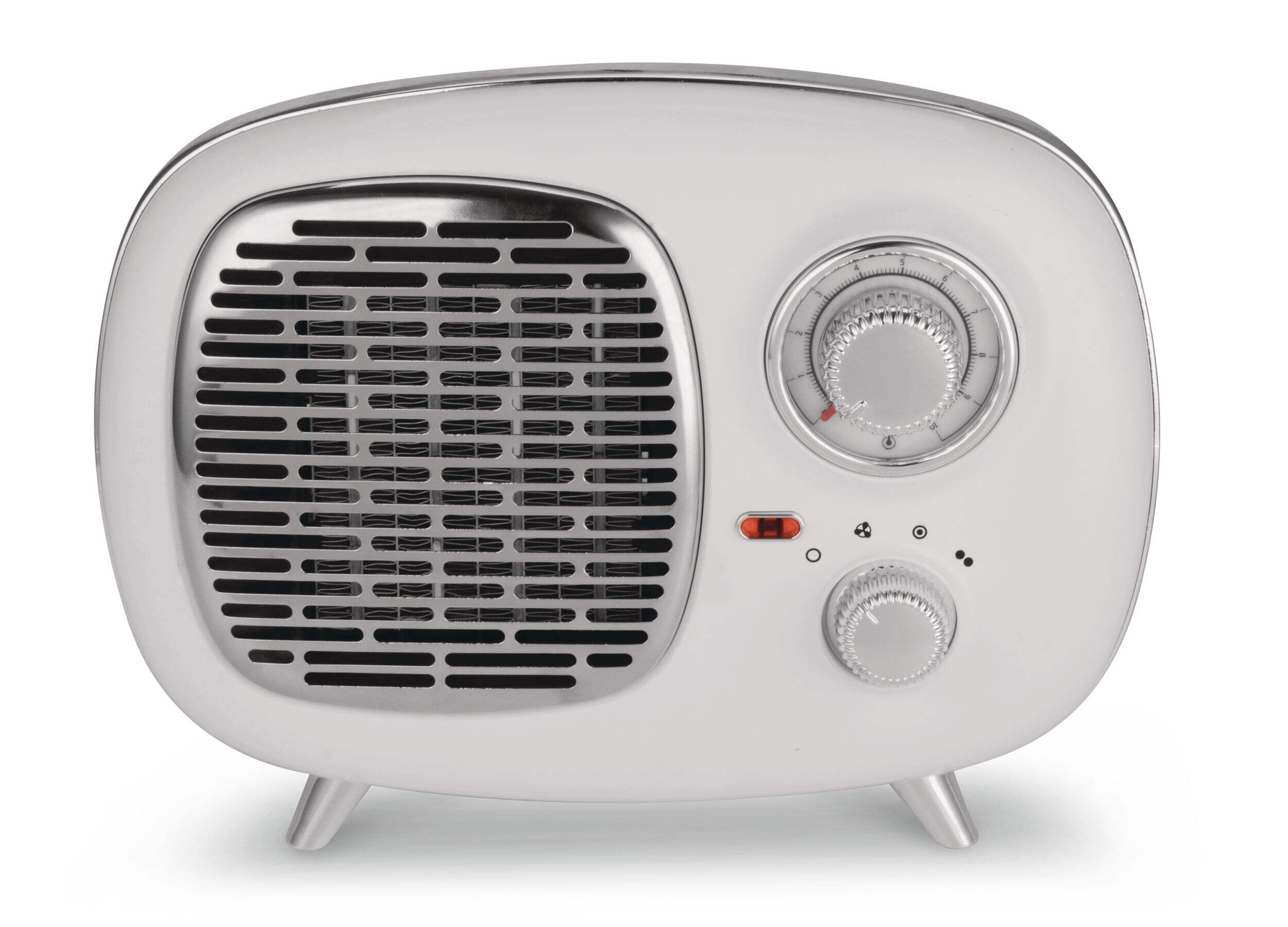Radiateur portatif de bureau For Living Vintage, 2 réglages, 1 500 W Front_Flat