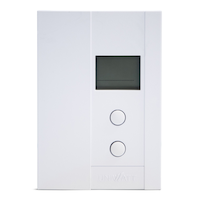 Thermostat électronique non programmable Stelpro pour chauffage à convection, 2 000 W, blanc Front_Flat