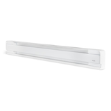 Stelpro Classic B Electric Baseboard Heater, 500W, White Front_Angled_Left