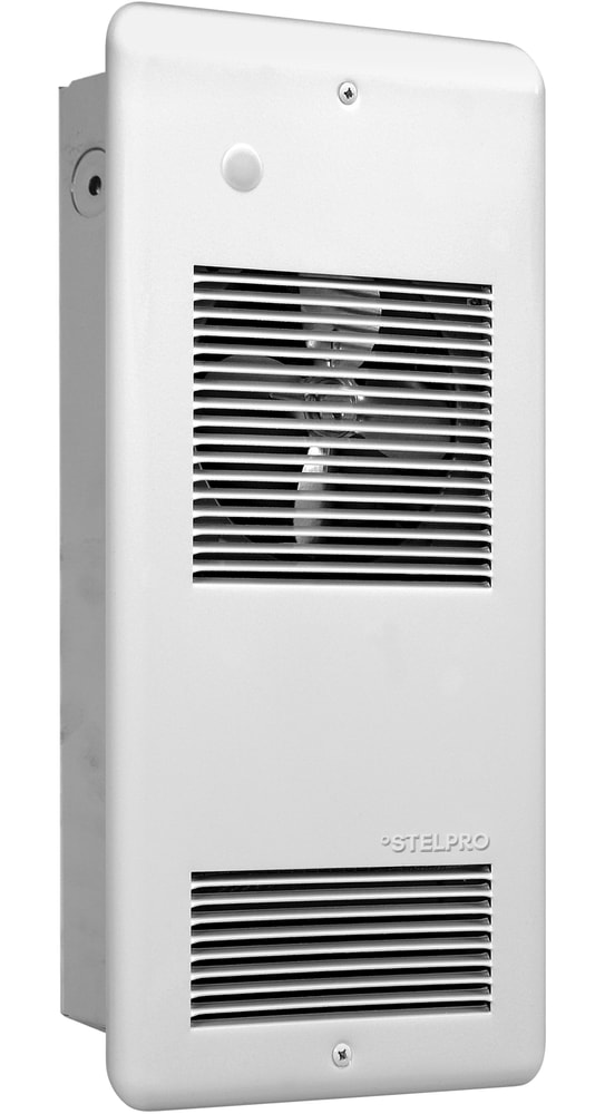 Stelpro Pulsair Wall Electric Fan Heater, 1000W, White Canadian Tire