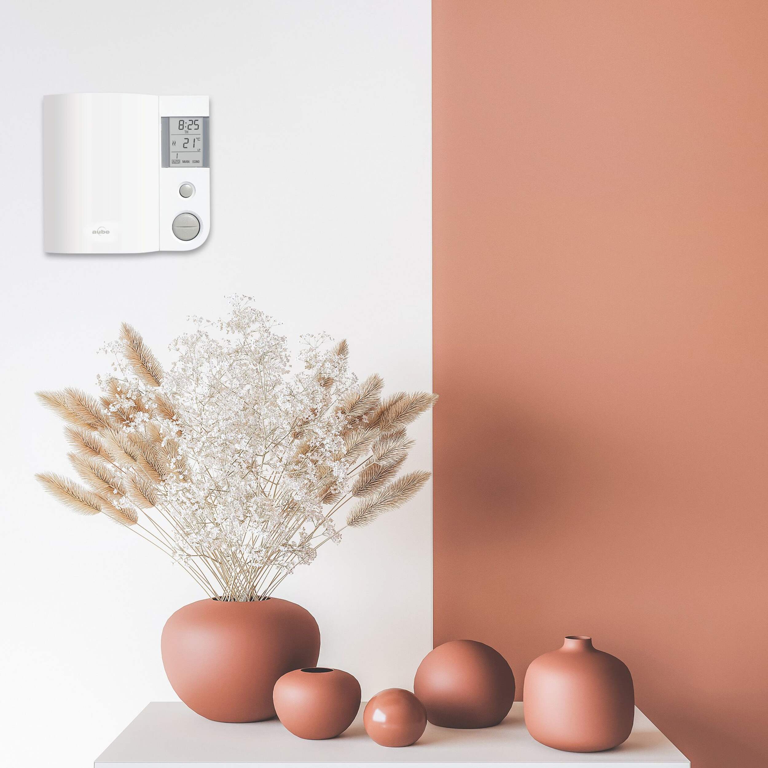 Thermostat électrique programmable de 52 jours Aube TH104PLUS