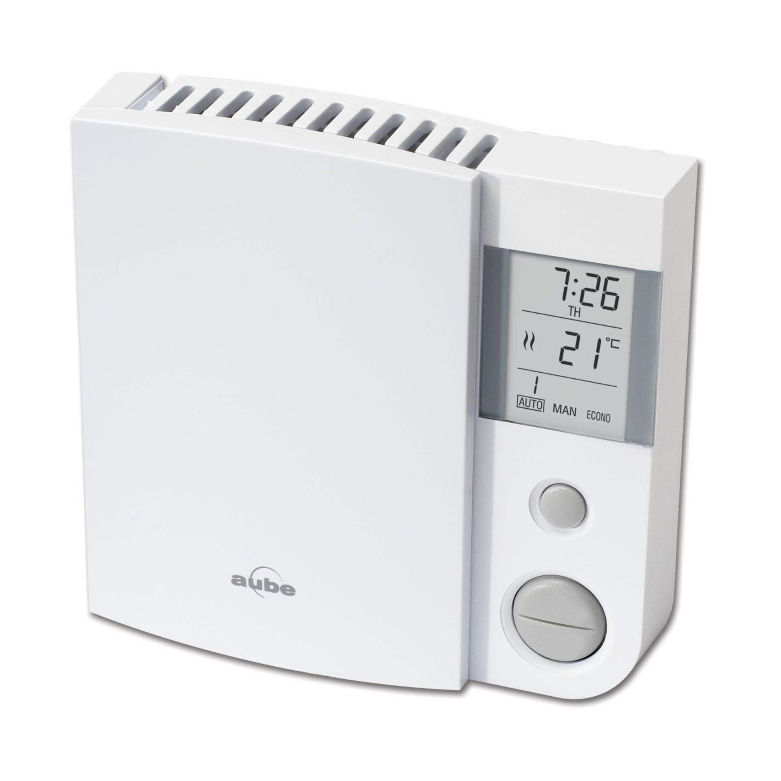 Thermostat électrique programmable de 52 jours Aube TH104PLUS