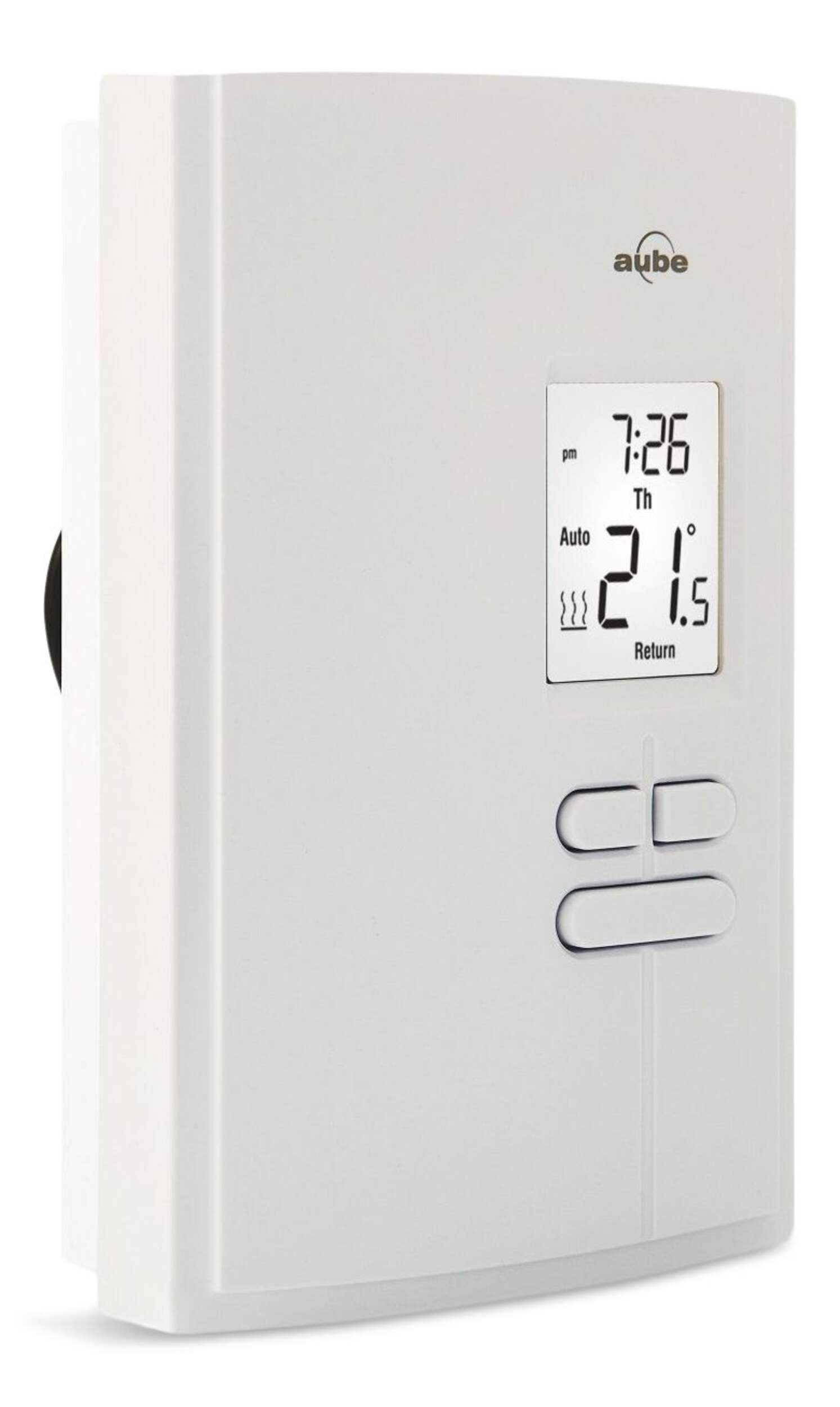 Honeywell Aube TH303 Programmable 5-2 Day Electric Heat Thermostat Front_Three_Fourths_Angled_Right