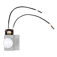 Stelpro RWFT1W Integrated Thermostat, White Front_Angled_Left
