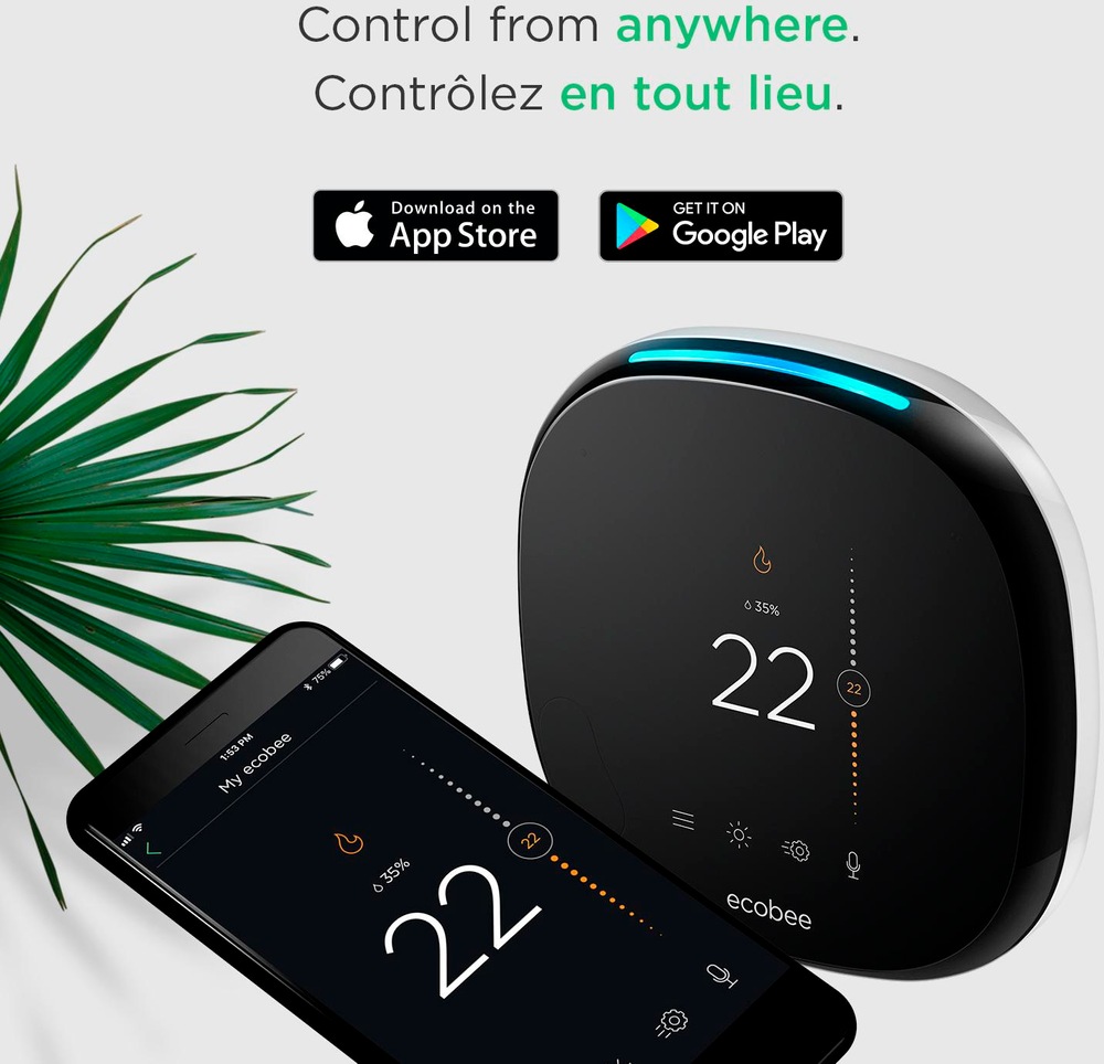 Ecobee4 Smart Thermostat Canadian Tire