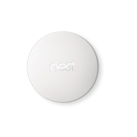 Google Nest Temperature Sensor, White Front_Flat
