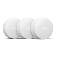 Google Nest Temperature Sensor, White, 3-pk Front_Angled_Right