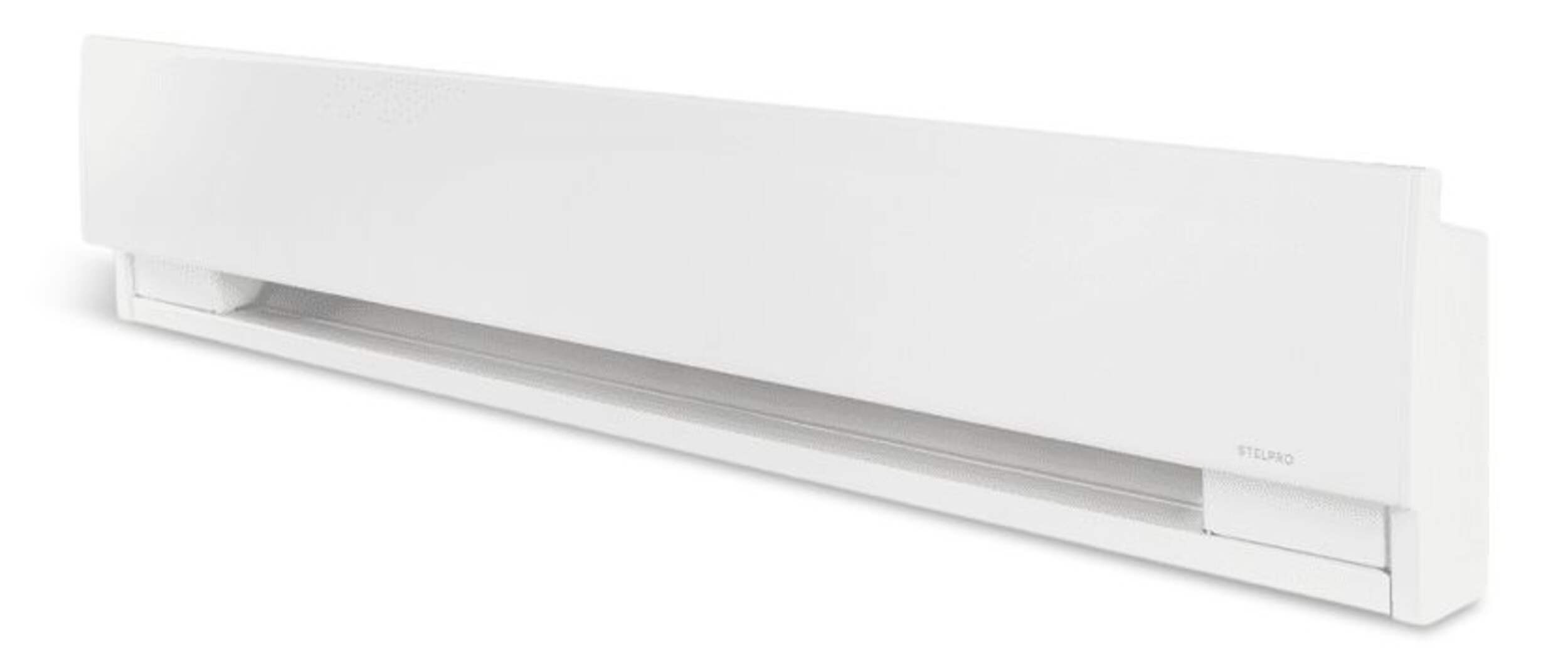 Stelpro SPR2002W Prima High-End Compact Electric Baseboard Heater, 2000W, White Front_Three_Fourths_Angled_Left