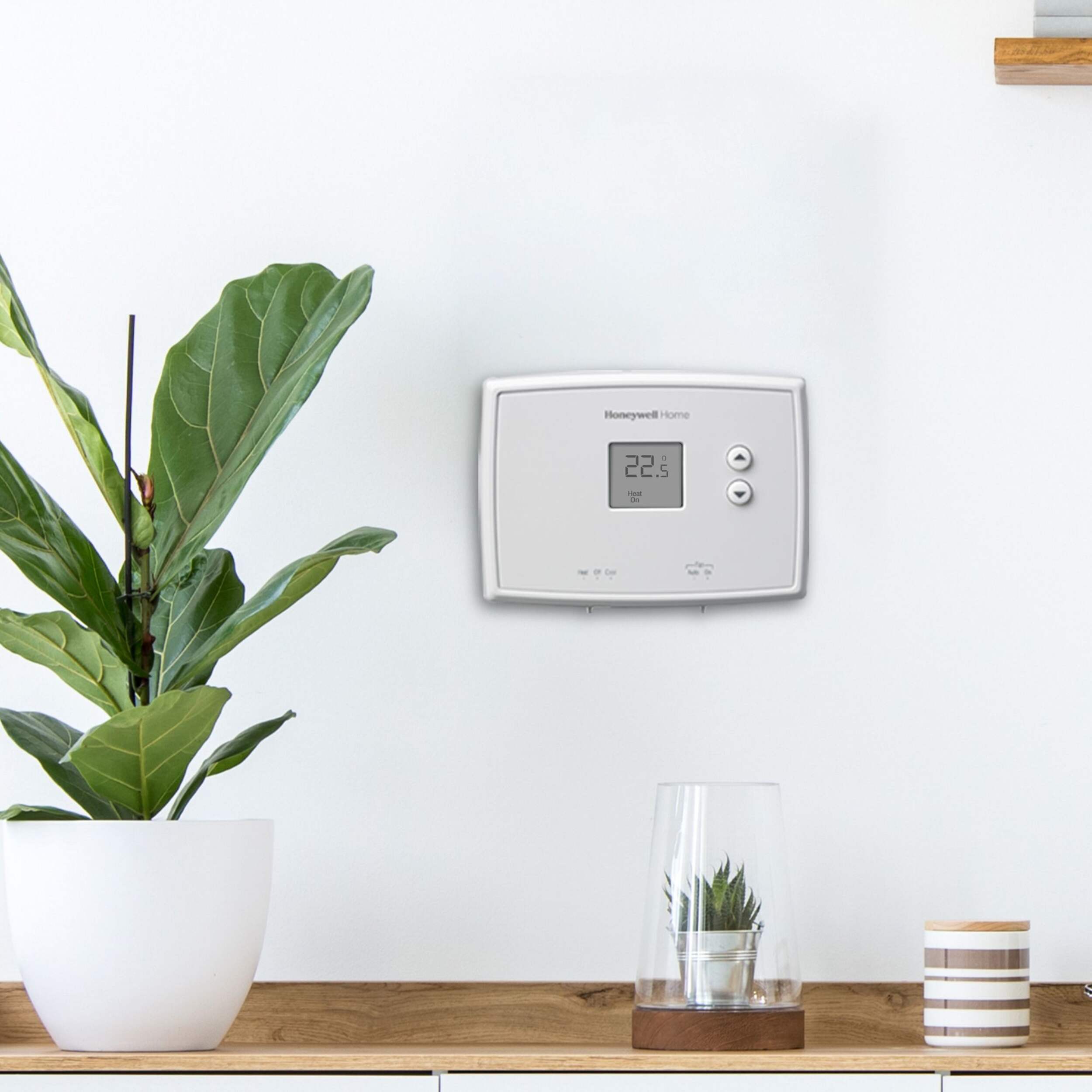 Honeywell Home RTH6360 52 Day Programmable Thermostat, White