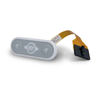 Thermostat électronique intégré Stelpro SIBTE12C pour les plinthes électriques Brava et Prima Front_Angled_Left